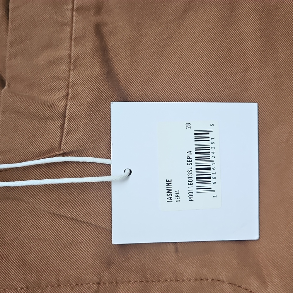 NEW PISTOLA jasmine high rise wide leg pant in sepia - Picture 3 of 6